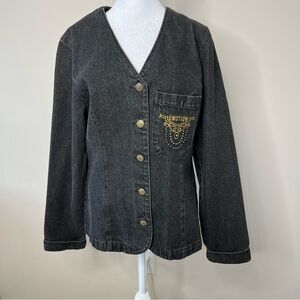 Oakbrook Vtg Women's Jacket Blazer Denim